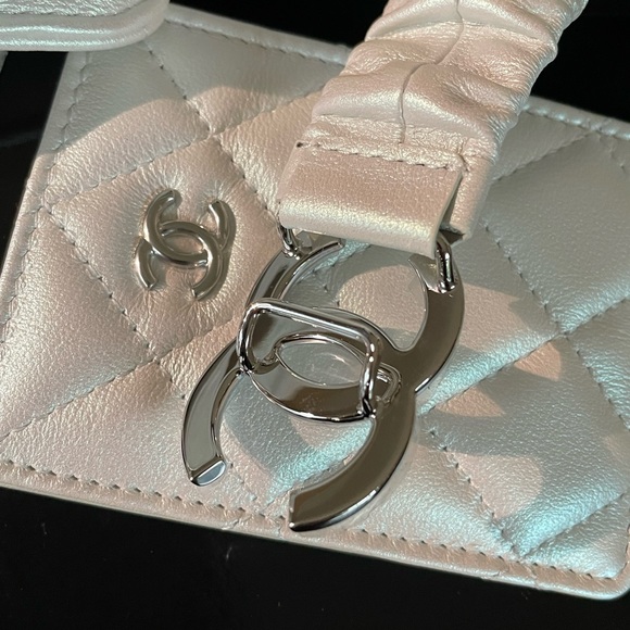SOLD. NEW Chanel Bumbag Belt bag  Coco Neige Runway Limited Edition Iridescent - Picture 14 of 16